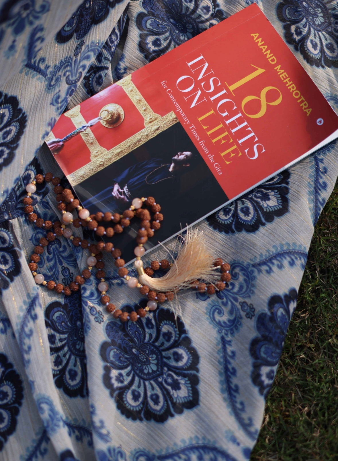 New Wisdom Bundle! Signed copy of Anand Mehrotra 18 Insights on Life + Sattva Kriya Mala
