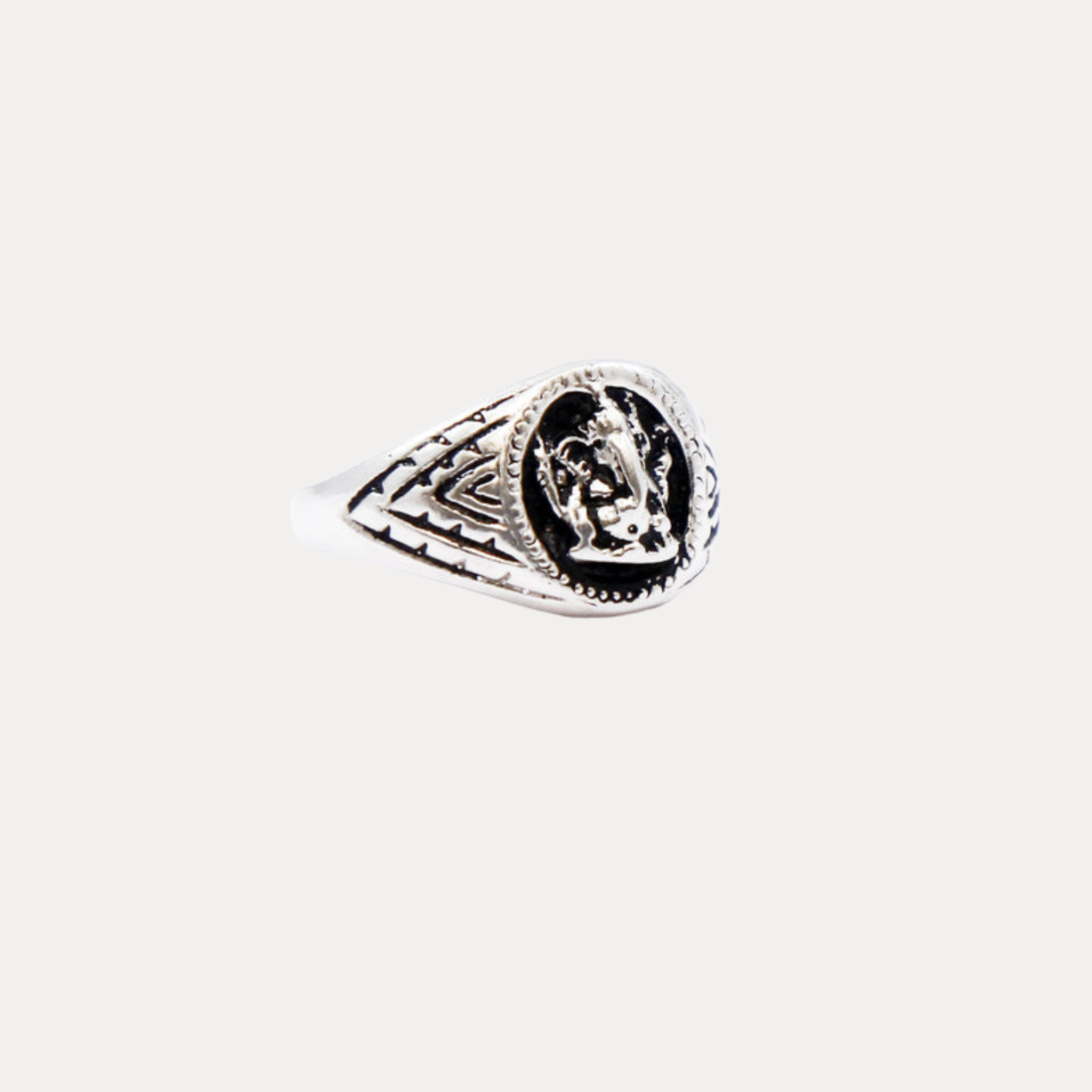 Ganesha Ring Sterling Silver