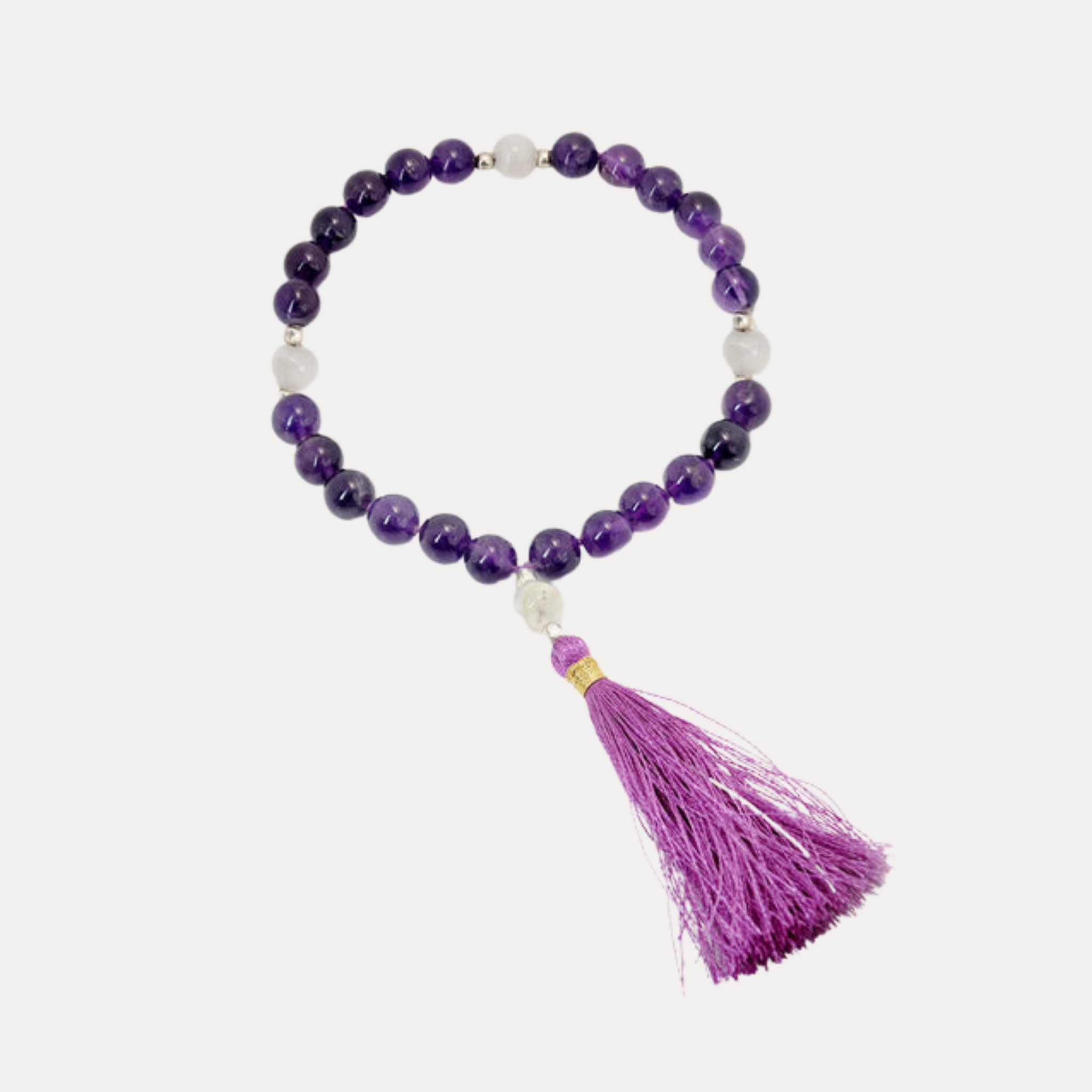 Amethyst & Pearl Quartermala