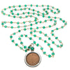 Green Onyx Sri Yantra Necklace - The Sattva Collection