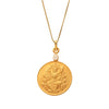 18KT Gold Lalita Devi Istha Devata Pendant Necklace with Diamond Mount