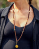 Lalita Devi Rudraksha Mala 18kt Gold and Diamond