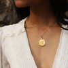 Bhuvaneswari Pendant Necklace 18kt Gold with Diamond Mount