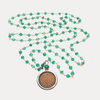 Green Onyx Sri Yantra Necklace