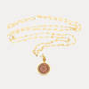 Citrine and Pearl Sri Yantra Necklace
