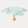 Turqouise and Lapis Sri Yantra Necklace