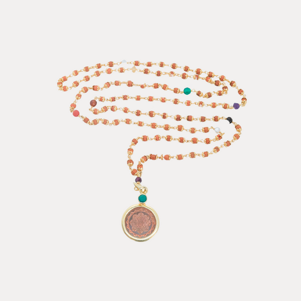 9 Planet With Rudrani Sri Yantra Pendant Necklace- Special Edition