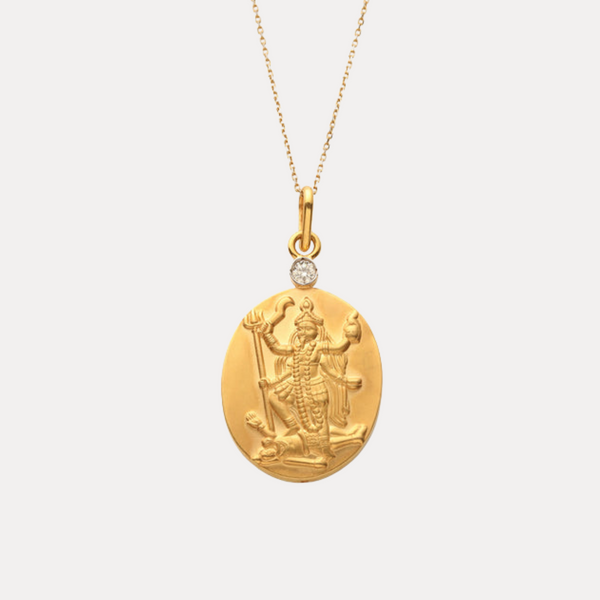 Kali Pendant Necklace 18kt Gold with Diamond