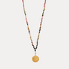 Lalita Devi Pendant Tourmaline Mala 18kt Gold with Diamond