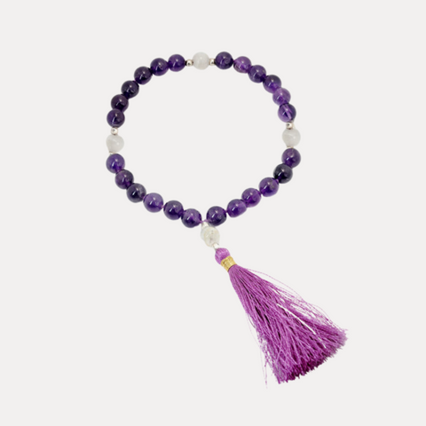 Amethyst & Pearl Quartermala