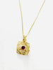 14kt gold Muladhara Chakra Pendant Necklace