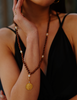 Lalita Devi Rudraksha Mala 18kt Gold and Diamond