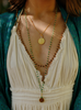 Emerald Sri Yantra Pendant Necklace