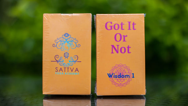 Got It Or Not Wisdom Cards - The Sattva Collection