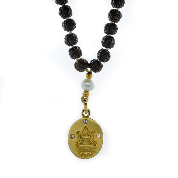 Lakshmi Istha Devata Rudraksha Mala - The Sattva Collection