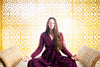 Lalita Dress- Purple - The Sattva Collection