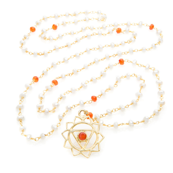 Manipura Chakra Pendant Necklace - The Sattva Collection