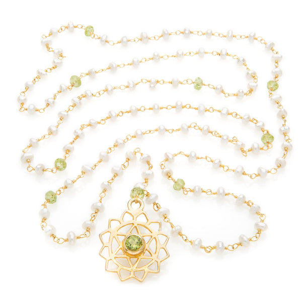 Anahata Chakra Pendant Necklace - The Sattva Collection