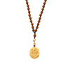 108 Rudraksha with Blue Sapphire Shiva Istha Devata Necklace