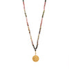 108 Tourmaline with 14 kt gold Lalita Devi Istha Pendant Necklace No