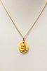 18kt Gold Buddha Pendant with Blue Sapphire Mount - The Sattva Collection