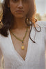 Saraswati Japa Mala 18kt Gold Pendant with Peridot
