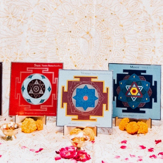 Navgraha Yantras- Travel Size - The Sattva Collection