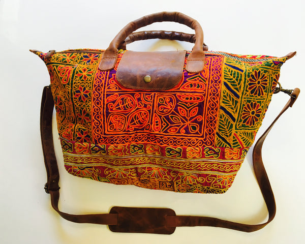 Handstiched Shakti Tote - The Sattva Collection