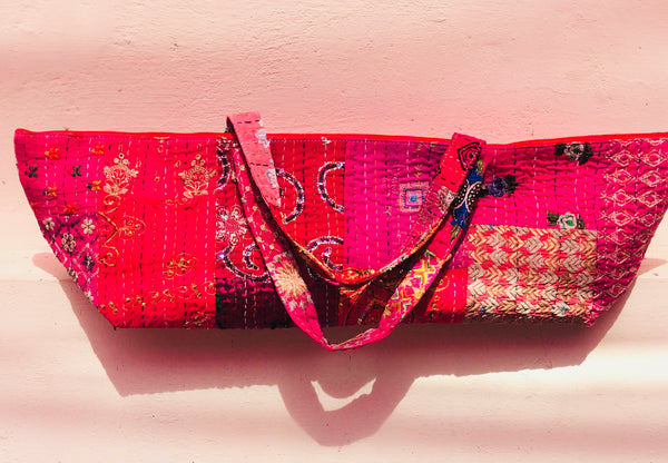 Yogi Tote Pink - The Sattva Collection