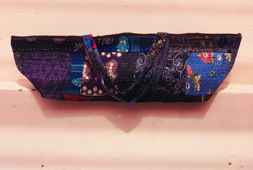 Yogi Tote Blue - The Sattva Collection