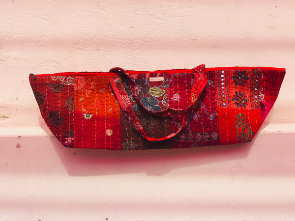 Yogi Tote Red - The Sattva Collection