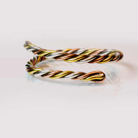 3 Metal Kriya Bangle - The Sattva Collection