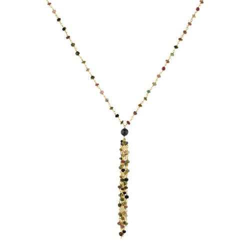 Tourmaline Tassle Necklace - The Sattva Collection