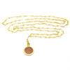 Peridot and Aquamarine Sri Yantra Necklace - The Sattva Collection